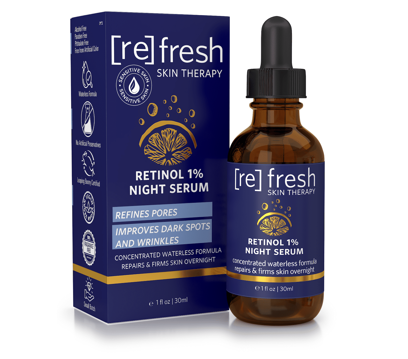 retinol square with shadow